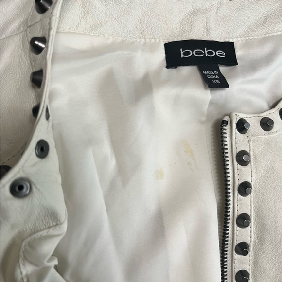 Bebe Genuine Leather Studded Dress - XS - Picture 9 of 10